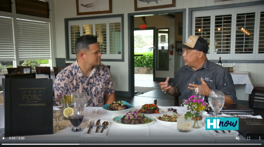 HI Now Daily visits FORC restaurant and Hawaii Regional Chef Allen Hess